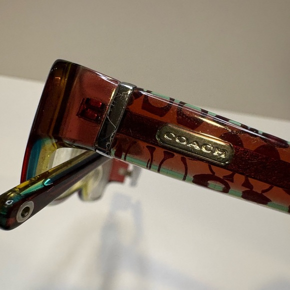 Coach Eyeglasses Frames Noala 2019 Burgundy - Picture 9 of 10